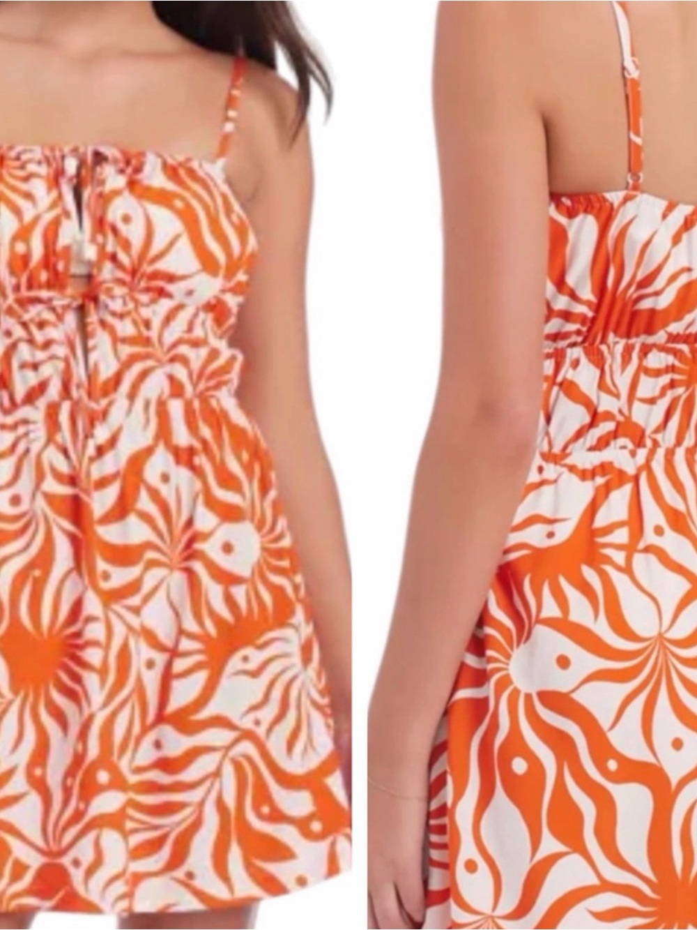 Anthropologie Sanctuary Tie-Front Mini Cover-Up/ Dress, Size M